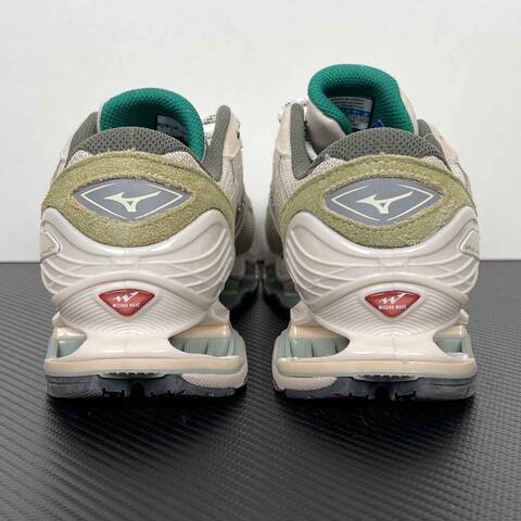 Mizuno Wave Prophecy LS D1 GA238701 Beige Off White Sage Green Teal Running Shoe Running Sneakers (BS-86777)