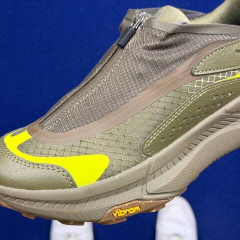HOKA ONE ONE Project Transport Olive Neon Yellow Brown Trail Shoe Trail Running Sneakers (BS-86815)