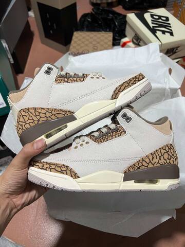 Jordan Air Jordan 3 Orewood Brown DM0967-102 White Brown Beige Cream Basketball Shoe (BS-87341)