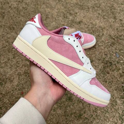 Jordan Air Jordan 1 Low OG SP DM7866 600 Sail University Pink Ridge Rock EU 42 Sneaker - Men's (BS-87200)