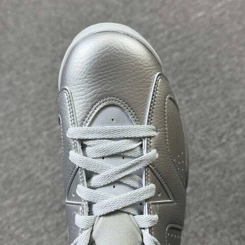 Jordan Air Jordan 6 IQ5135-001 Metallic Silver White Cream Basketball Shoe (BS-87298)