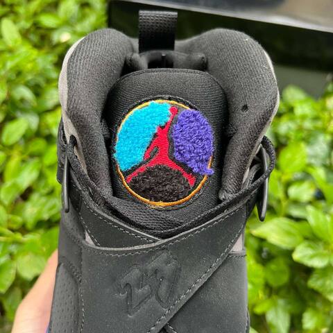 Jordan Air Jordan 8 Retro 305381-006 Black Red Grey Blue EUR 43 Basketball Shoe - Men's (BS-87311)