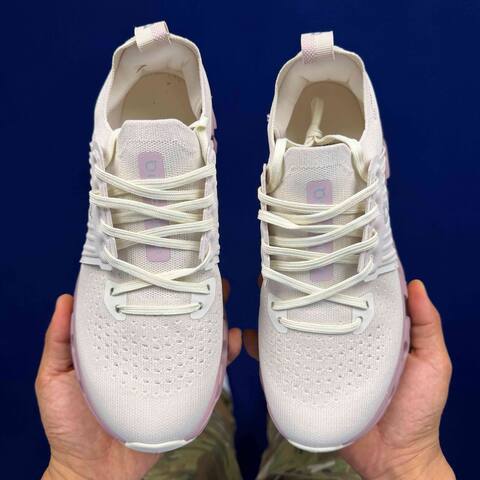 On Cloudswift 4 Ivory Light Pink White Running Shoe Running Sneakers BS-86748