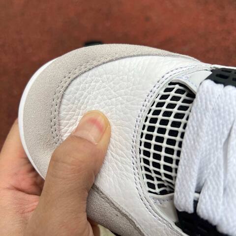 Jordan Air Jordan 4 408452-111 White Black Grey EU 36-47 5 Basketball Shoe - Unisex (BS-87256)