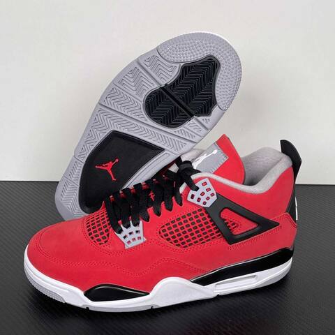 Jordan Air Jordan 4 FQ8138-600 Red Black White Grey Basketball Shoe (BS-87260)