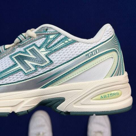 New Balance 740 U740GR2 White Teal Cream Silver USA 6 5 UK 6 EUR 39 5 Training Shoe - Women's (BS-87092)
