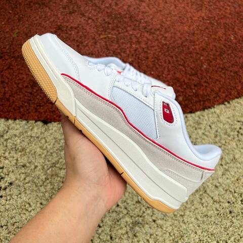 Jordan Flight Court SP HF3255 108 White Red Beige US 8 UK 7 BR 39 5 EUR 41 26cm Sneaker - Unisex (BS-87245)