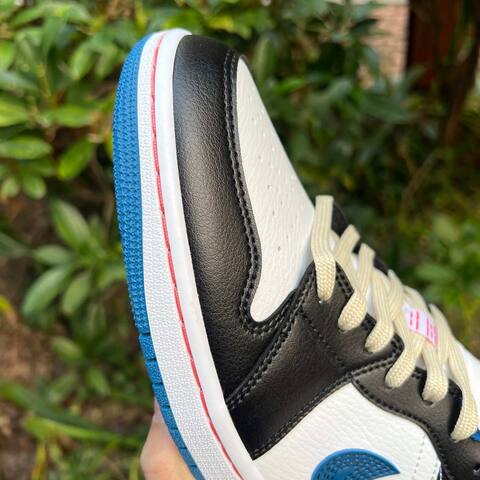 Jordan Air Jordan 1 Low SE FV3622 141 White Industrial Blue Black Red EU 41 Sneaker - Men's (BS-87173)