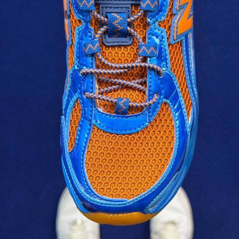 New Balance 740 U740CB2 Blue Orange Iridescent Gum USA 6 5 UK 6 EUR 39 5 Training Shoe - Women's (BS-87101)