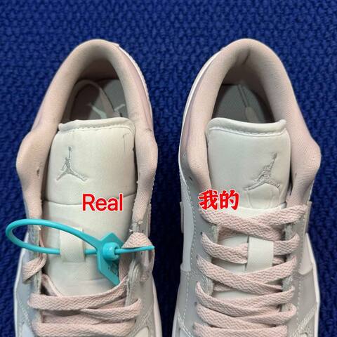 Jordan Air Jordan 1 Low DC0774-606 White Light Grey Light Pink Sneaker (BS-87155)