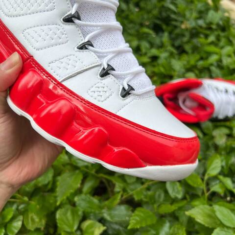 Jordan Air Jordan 9 Retro 302370 160 White Red Black US 9 5 UK 8 5 BR 41 EUR 43 27 5cm Basketball Shoe - Men's (BS-86738)
