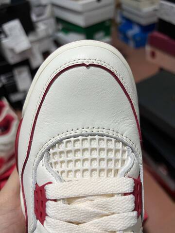 Jordan Air Jordan 4 Retro HV0823-108 Sail Red White Basketball Shoe (BS-87262)