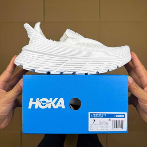 HOKA Restore TC White Sneaker Casual Sneakers (BS-86931)