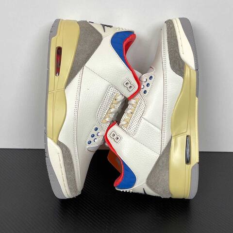 Jordan Air Jordan 3 Retro OG SP IB1482 100 White Black Sport Royal Red US 8 5 UK 7 5 EUR 42 26 5cm Basketball Shoe - Men's (BS-87342)