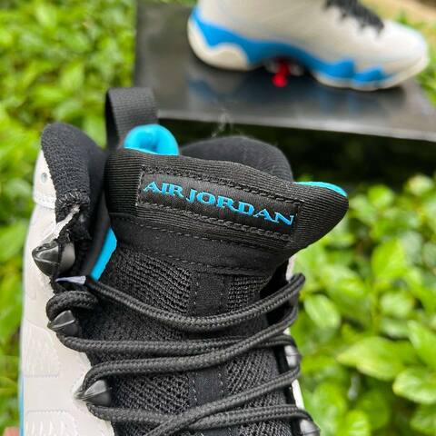 Jordan Air Jordan 9 Retro FQ8992 101 Summit White Black Blue EUR 42 5 Basketball Shoe - Men's (BS-86742)