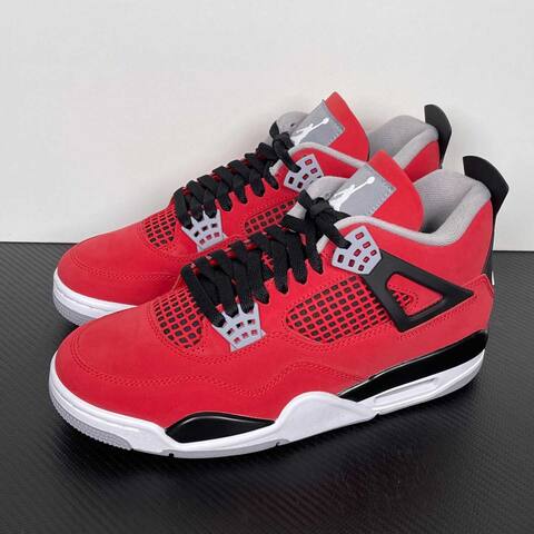 Jordan Air Jordan 4 FQ8138-600 Red Black White Grey Basketball Shoe (BS-87260)