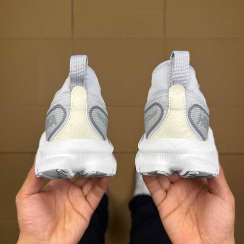 HOKA Kawana Light Grey White Running Shoe Running Sneakers (BS-86898)