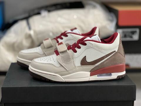 Jordan Air Jordan Legacy 312 Low IQ9783 121 Sail Metallic Light Chocolate Red White EUR 38 Basketball Shoe - Women's (BS-87351)