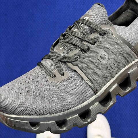 On Cloudswift 4 Triple Black Dark Grey Running Shoe Running Sneakers (BS-86745)