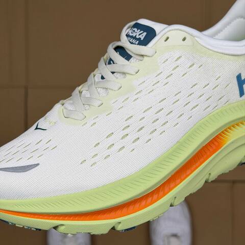 HOKA ONE ONE Kawana White Lime Green Orange Blue Running Shoe Running Sneakers (BS-86923)