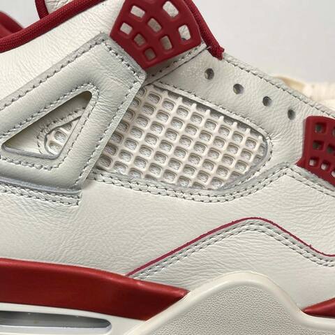 Jordan Air Jordan 4 HV0823-108 Sail White Team Red Basketball Shoe (BS-87268)