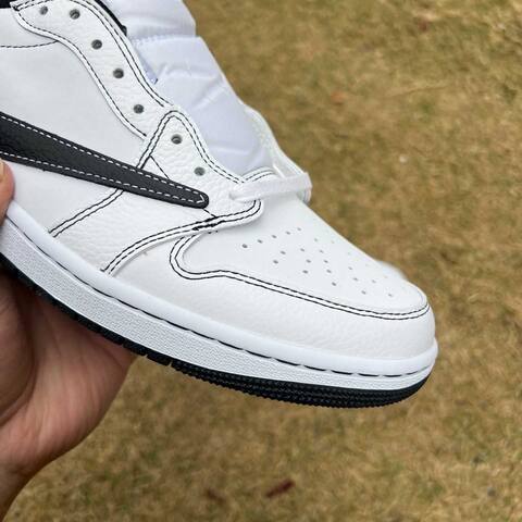 Jordan Air Jordan 1 Low OG SP Travis Scott XZ6868 002 White Black EU 44 5 Sneaker - Men's (BS-87207)