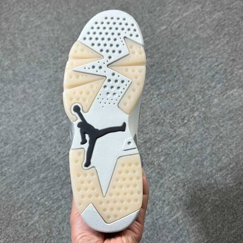 Jordan Air Jordan 6 IQ5135-001 Metallic Silver White Cream Basketball Shoe (BS-87298)