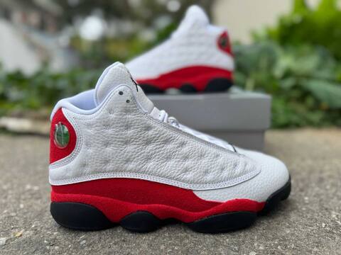 Jordan Air Jordan 13 He Got Game 414571-102 White Red Black Basketball Shoe (BS-87325)