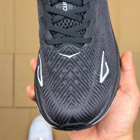 HOKA ONE ONE Clifton 9 Black White Running Shoe Running Sneakers (BS-86863)