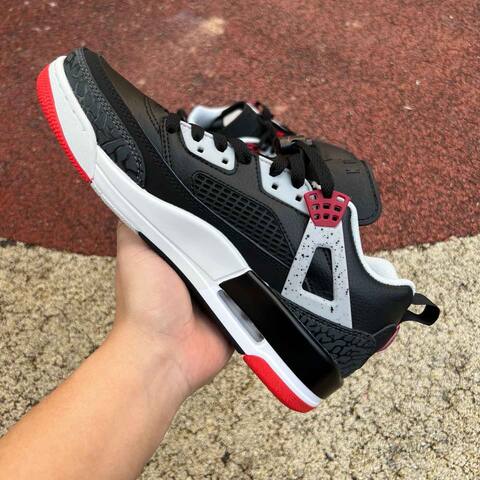 Jordan Spizike Low CNY FQ1759 009 Black Grey White Red EU 42 Basketball Shoe - Men's (BS-87280)