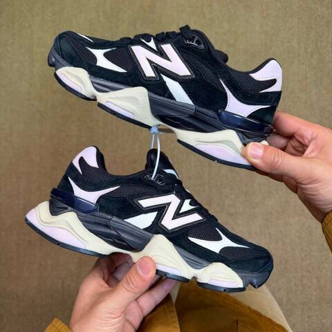 New Balance 9060 U9060JBR Black Pink White Cream Navy EU 38 Sneaker - Women's (BS-87133)