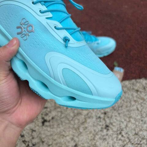 LOEWE x On Cloudsolo 3WF30601748 Turquoise Light Blue US 7 EU 38 UK 5 JP 24 Running Shoe Running Sneakers - Women's (BS-86760)