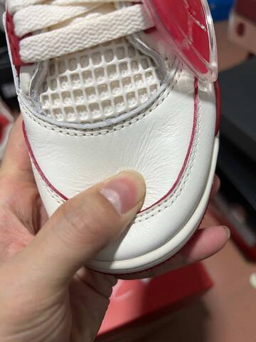 Jordan Air Jordan 4 Retro HV0823-108 Sail Red White Basketball Shoe (BS-87262)