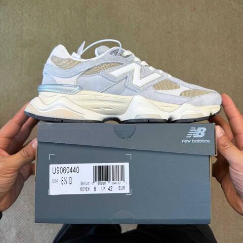 New Balance 9060 U9060440 Light Gray Beige Off White EU 42 Sneaker - Men's (BS-87125)