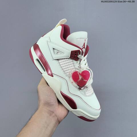 Air Jordan 4 Retro Sierra Red WMNS AIR JORDAN 4 Aj4 Lifestyle (BS-66778)