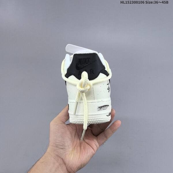Nike Air Force 1 Low 07 cream white black EU 36-45 sneaker