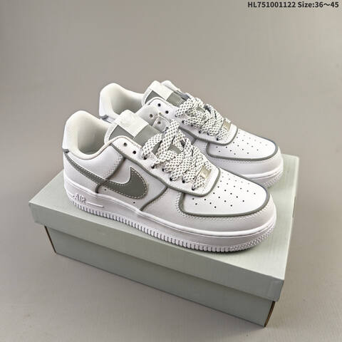 Nike Air Force 1 07 White Grey EU 36-45 Sneaker - Unisex (BS-63283)