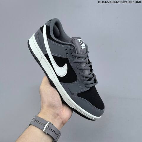 Nike Dunk SB Low Grey Black White EU 40-46 Skate Shoe - Men's (BS-61047)