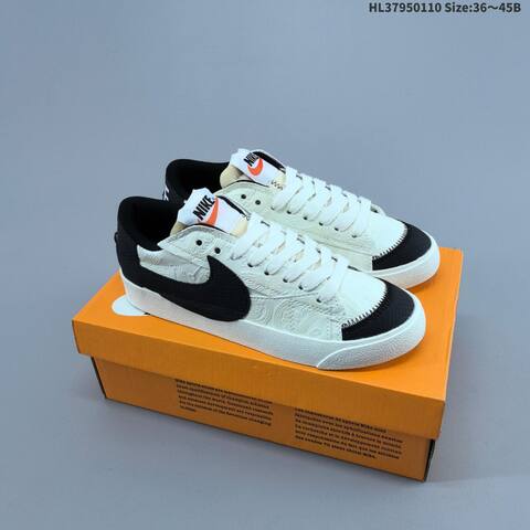 Nike Blazer Low 77 Jumbo Sail Red Black White EU 36-45 Skate Shoe - Unisex (BS-62093)
