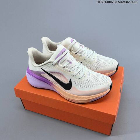 Nike Air Zoom Pegasus 42 Black White Silver EU 36-45 Running Shoe - Unisex (BS-61499)
