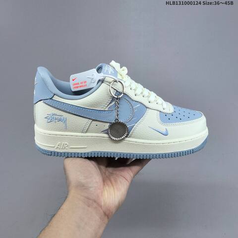 Nike Air Force 1 07 LV8 Black Grey Green White EU 36-45 Sneaker - Unisex (BS-61783)
