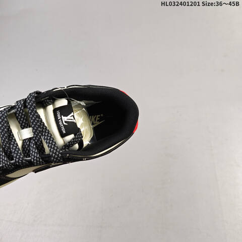Nike SB Dunk Low Retro DIY Off White Black Red EU 36-45 Skate Shoe - Unisex (BS-62921)
