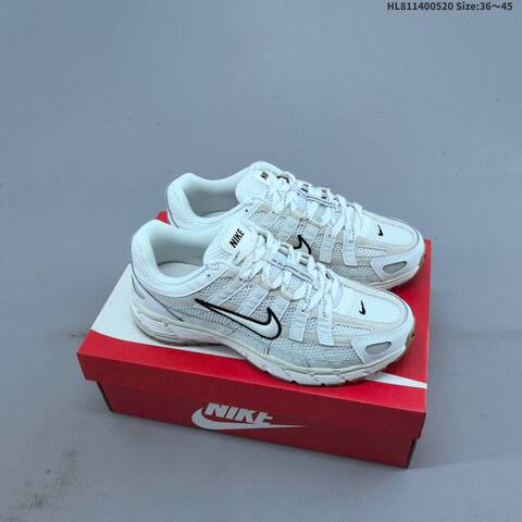 Nike P-6000 Black White Dark Grey EU 36-45 Running Shoe - Unisex (BS-60240)
