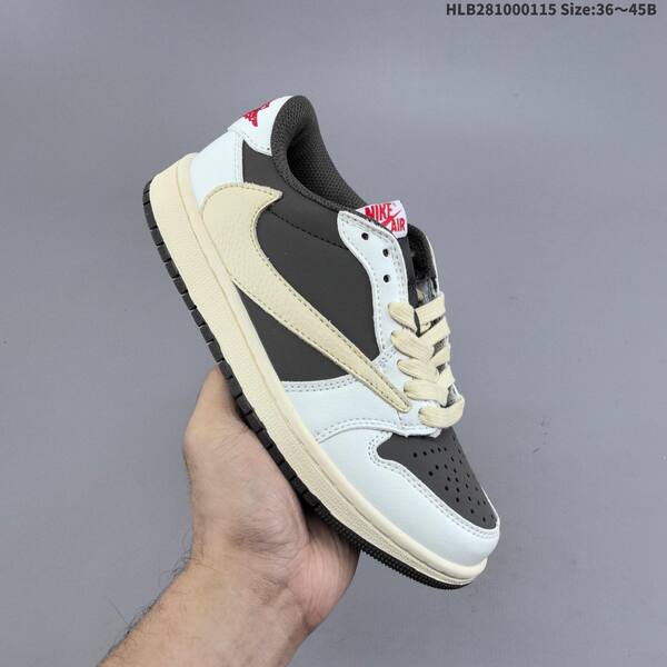 Nike Air Jordan 1 Low OG SP Dark brown/black with blue stitching 36~45 casual