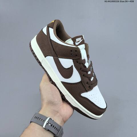 Nike SB Dunk Low Retro White Brown Sail Gold EU 36-45 Skate Shoe - Unisex (BS-61124)