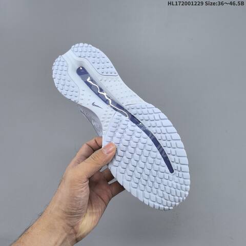 Nike Air Zoom Pegasus Premium White Silver Light Blue EU 36-46 5 Running Shoe - Unisex (BS-62346)