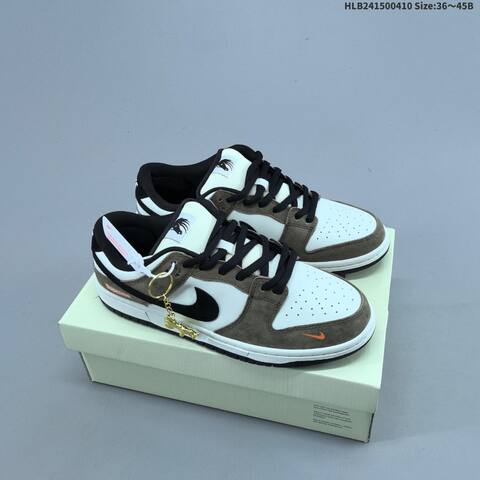 Nike Dunk SB Low Supreme White Brown Black Red EU 36-45 Skate Shoe - Unisex (BS-60832)