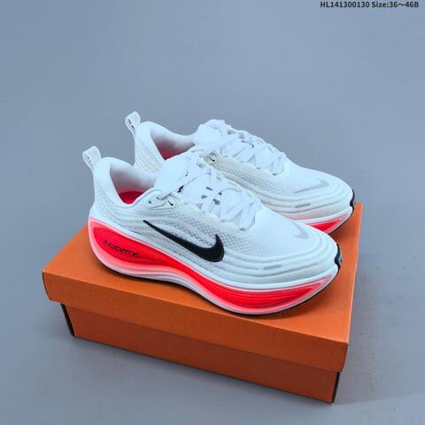 Nike Vomero Plus ReactX Air Zoom White Light Pink Rose Gold Silver EU 36-46 Running Shoe - Unisex (BS-61649)