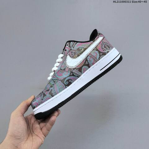 Nike Air Force 1 07 Low Multicolor Black White Green Pink EU 36 45 Sneaker EU 36-45 - Unisex (BS-61371)