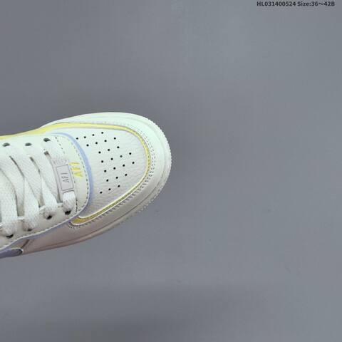 Nike Air Force 1 Shadow Off White Light Blue Yellow EU 36-42 Sneaker - Unisex (BS-60169)